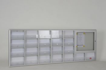 Bariyer sistem posta kutusu 22 daire duyuru panolu 